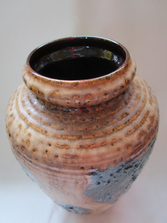 Image 1 of West Germany Lava Floor Vase