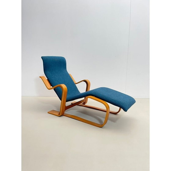 Image 1 of Poltrona blu di metà secolo di Marcel Breuer, Ungheria, anni '50