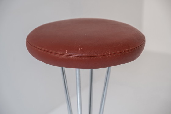 Image 1 of Mooie set barkrukken van Piet Hein voor Fritz Hansen, Denemarken 1960s. 