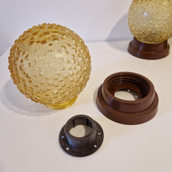 Image 1 of Juego de 4 lámparas de techo y pared con luces de burbujas 