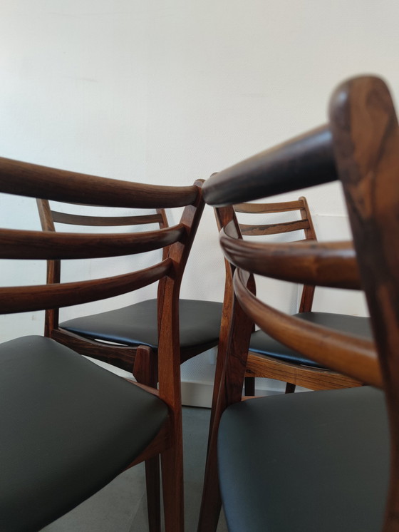 Image 1 of Vintage Danish Dining Room Set Vestervig Eriksen in Rosewood