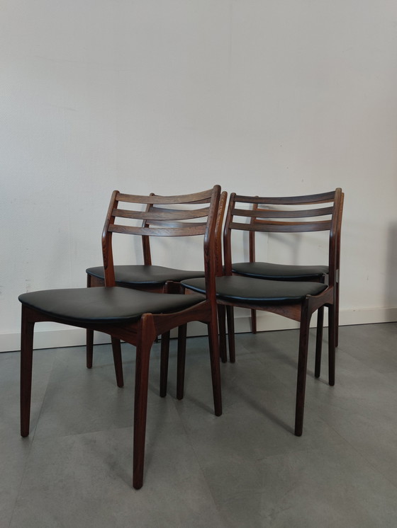 Image 1 of Vintage Danish Dining Room Set Vestervig Eriksen in Rosewood