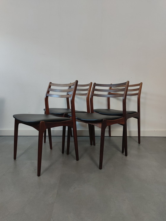 Image 1 of Vintage Danish Dining Room Set Vestervig Eriksen in Rosewood