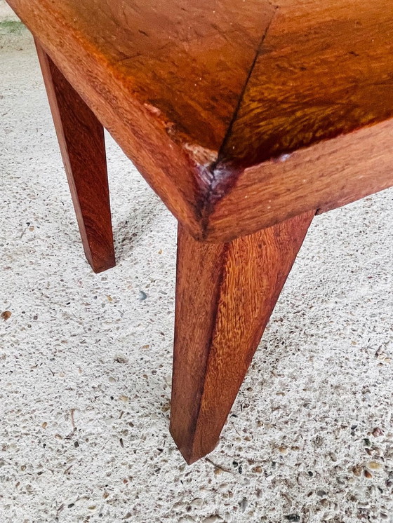 Image 1 of Vintage French Farmhouse Oak Coffee Table 1950’s