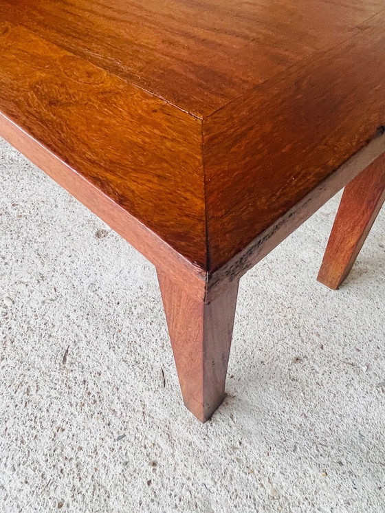 Image 1 of Vintage French Farmhouse Oak Coffee Table 1950’s