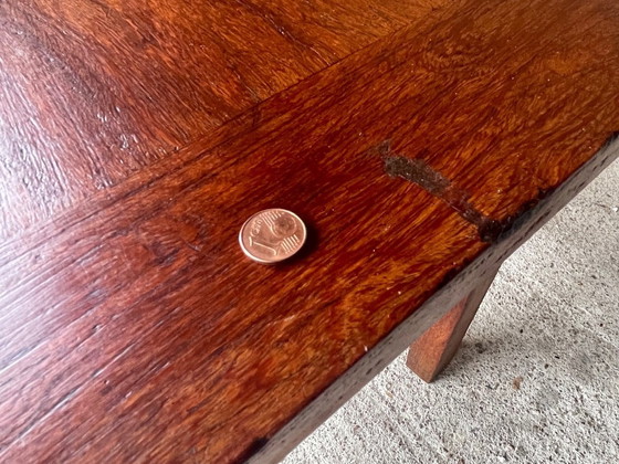 Image 1 of Vintage French Farmhouse Oak Coffee Table 1950’s