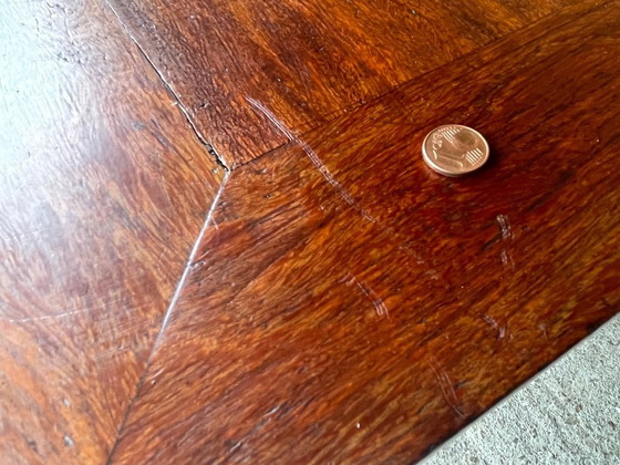 Image 1 of Vintage French Farmhouse Oak Coffee Table 1950’s