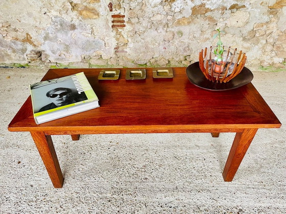 Image 1 of Vintage French Farmhouse Oak Coffee Table 1950’s