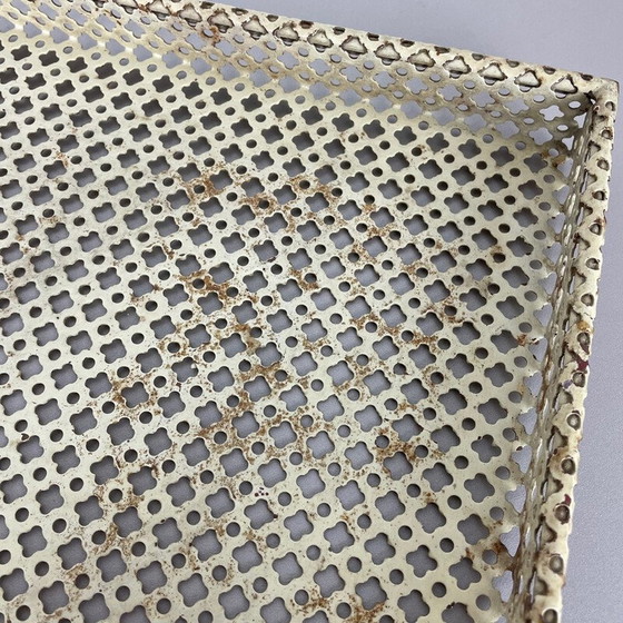 Image 1 of French vintage metal tray "Rigituelle" by Mathieu Matégot, 1950s
