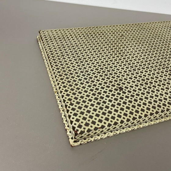 Image 1 of French vintage metal tray "Rigituelle" by Mathieu Matégot, 1950s