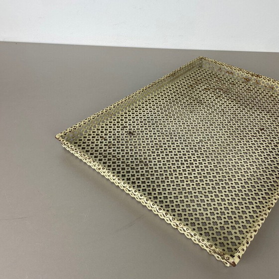 Image 1 of French vintage metal tray "Rigituelle" by Mathieu Matégot, 1950s