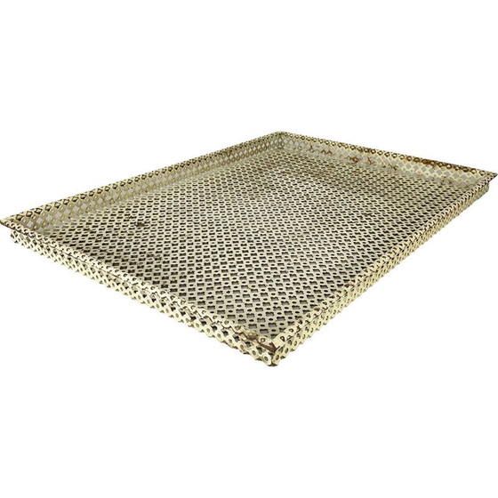 Image 1 of French vintage metal tray "Rigituelle" by Mathieu Matégot, 1950s