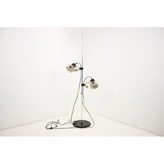 Image 1 of Vintage adjustable metal floor lamp, Poland 1970