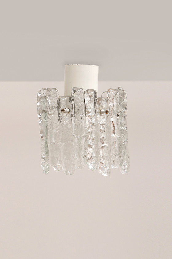 Image 1 of Kalmar Ceiling Lamp made of glass 1960 Austria.