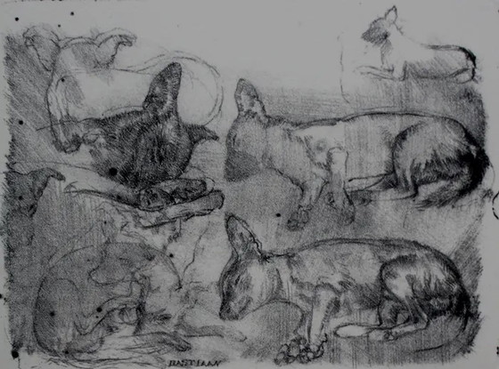 Image 1 of Charles Donker - etching: Bastiaan