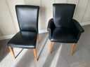 6x Poltrona Frau dining chair