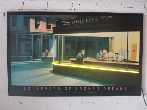 Neon Poster Boulevard Of Broken Dreams