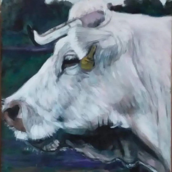 Image 1 of Tineke Van Steenbergen. Cow On The Mound