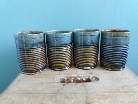 Image 1 of 4 Greber Stoneware Glass Cups