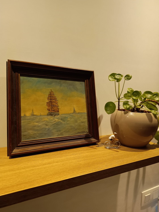 Image 1 of Sailing Ship - Painting