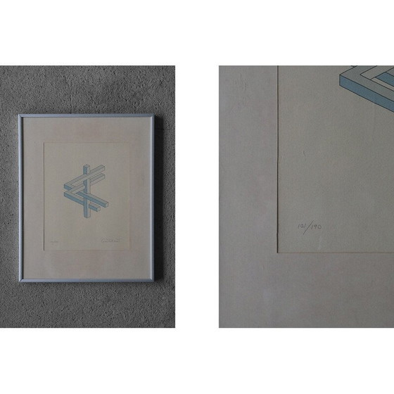 Image 1 of Vintage painting by Oscar Reutersvärd