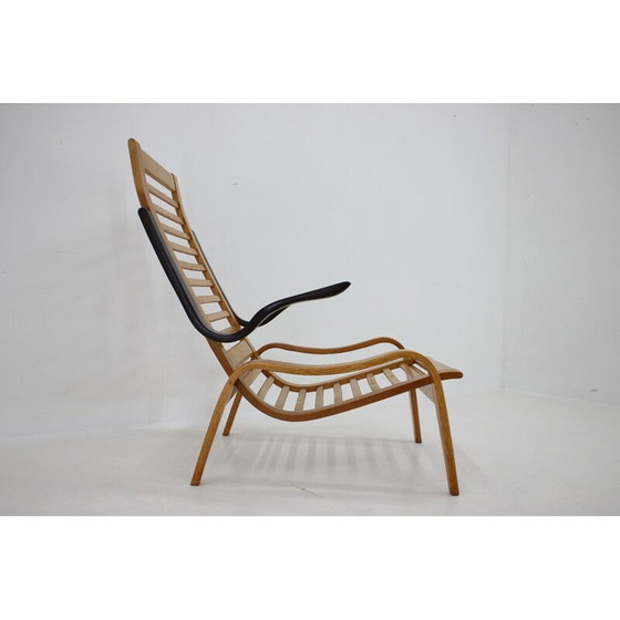 Image 1 of Poltrona vintage in faggio curvato, Cecoslovacchia, 1960