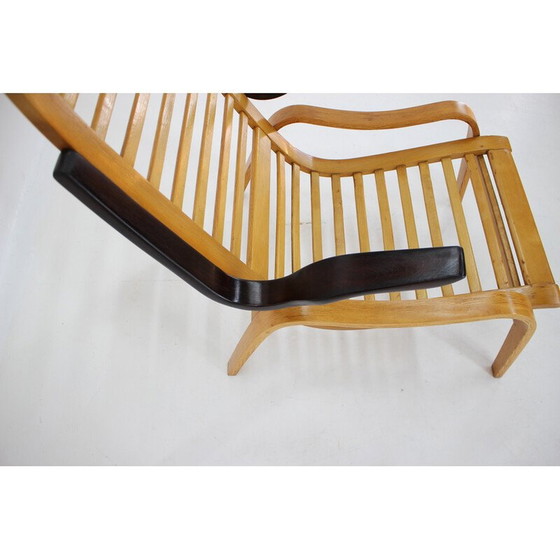 Image 1 of Poltrona vintage in faggio curvato, Cecoslovacchia, 1960