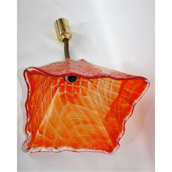 Image 1 of Vintage glass pendant lamp, 1970s