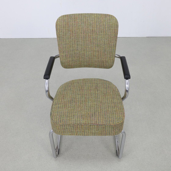 Image 1 of Vintage Tube Frame Chair Fana, 1960S New Upholstered