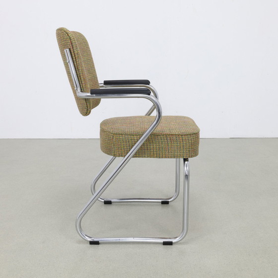 Image 1 of Vintage Tube Frame Chair Fana, 1960S New Upholstered