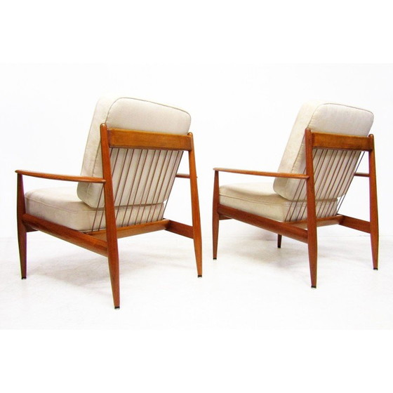 Image 1 of Pair of vintage Danish armchairs by Grete Jalk for France and Daverkosen, 1950s