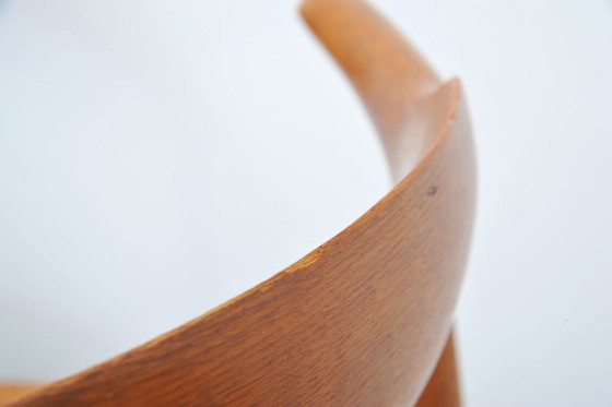 Image 1 of Hans J. Wegner Heart Chair Fh4104 1952 En Chêne Et Cuir