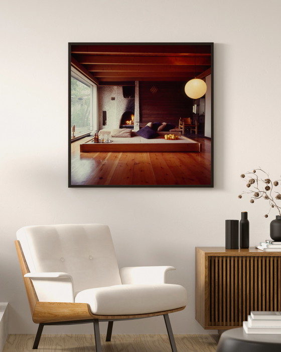 Image 1 of Minimalist Mid - Century Scandinavian Interior | fine art print | 1970