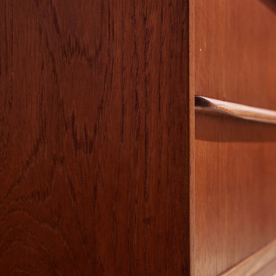 Image 1 of Restored Teak Double Dresser By Møbelfabrikken Risskov