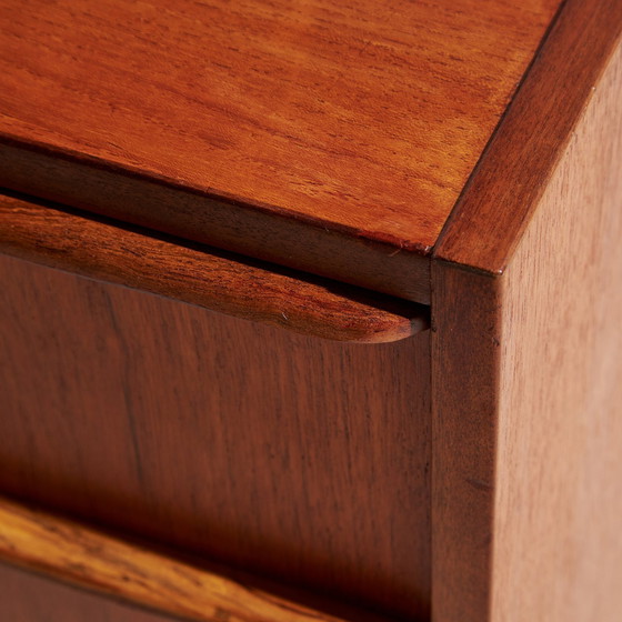 Image 1 of Restored Teak Double Dresser By Møbelfabrikken Risskov