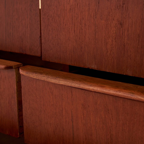 Image 1 of Restored Teak Double Dresser By Møbelfabrikken Risskov