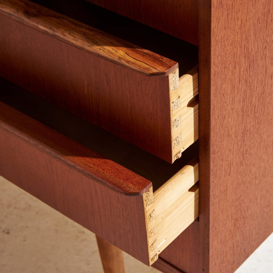 Image 1 of Restored Teak Double Dresser By Møbelfabrikken Risskov