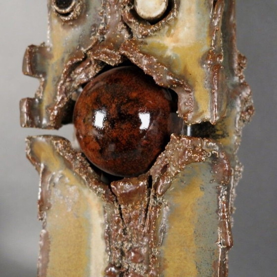 Image 1 of Scultura da parete in ceramica d'epoca, 1970