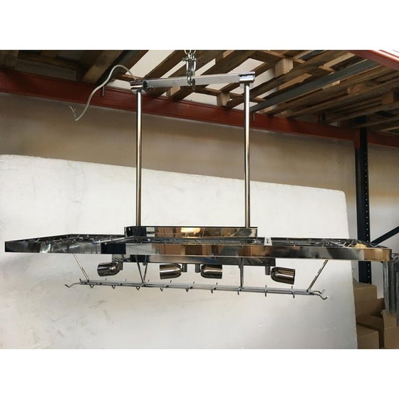 Image 1 of Lampadario vintage Sputnik rosa