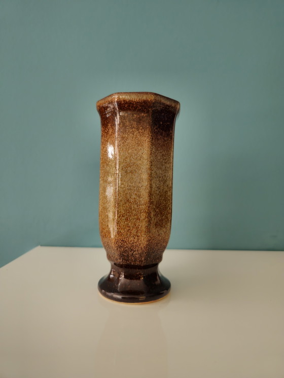 Image 1 of Vintage Bay Keramik West Germany Vase Vase Brown