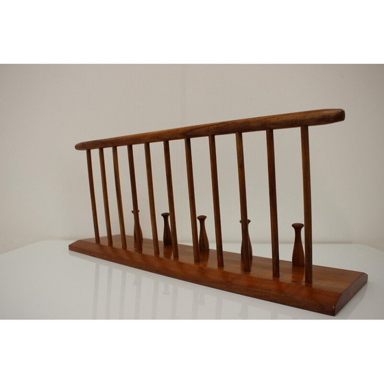 Image 1 of Vintage wooden wall coat rack for Uluv Krasna Jizba, Czechoslovakia 1960