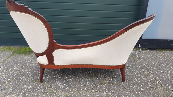 Image 1 of Antique Biedermeier Louis Baroque Bench