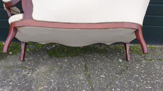 Image 1 of Antique Biedermeier Louis Baroque Bench