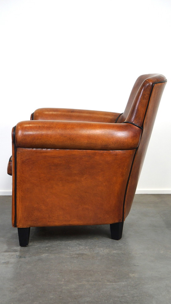 Image 1 of Fauteuil design en peau de mouton/ fauteuil