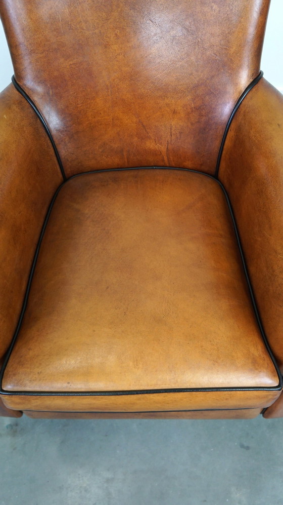 Image 1 of Fauteuil design en peau de mouton/ fauteuil