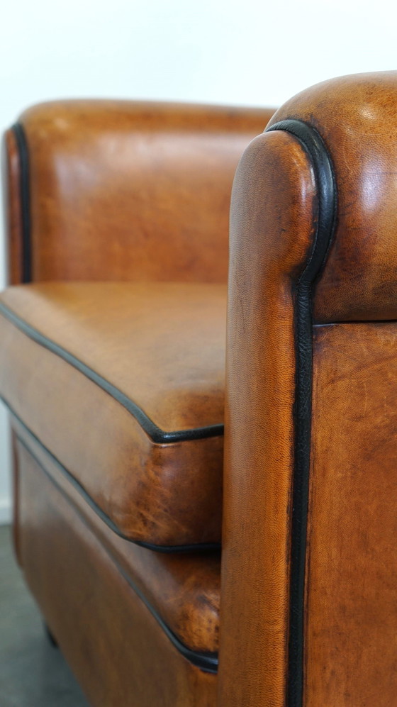 Image 1 of Sheep leather design armchair/ armchair