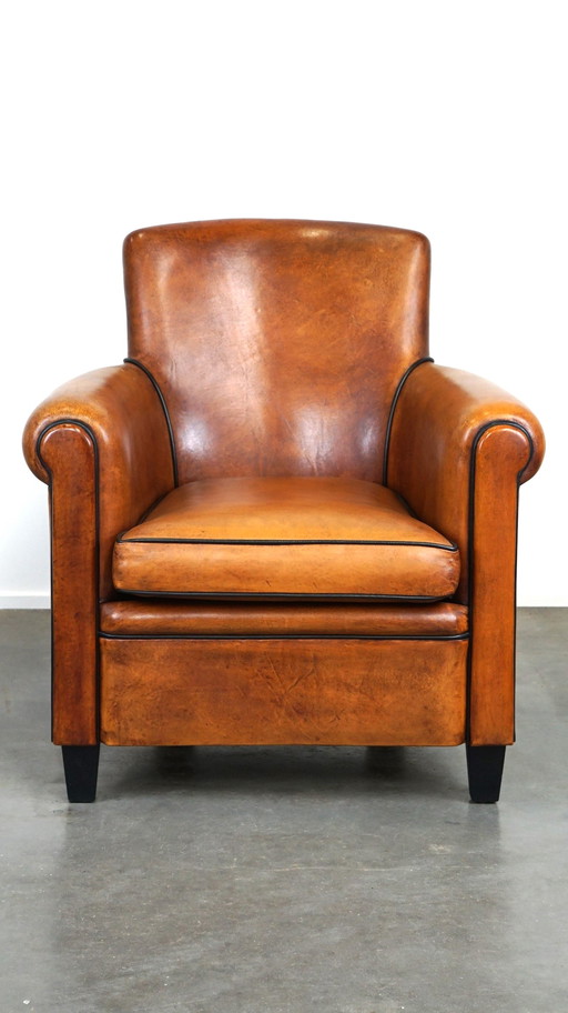 Sheep leather design armchair/ armchair