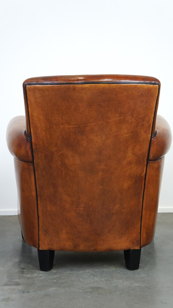 Image 1 of Fauteuil design en peau de mouton/ fauteuil