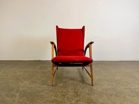 Image 1 of Knoll Antimott armchair wing chair 1950 Lounge Chair Mid Century