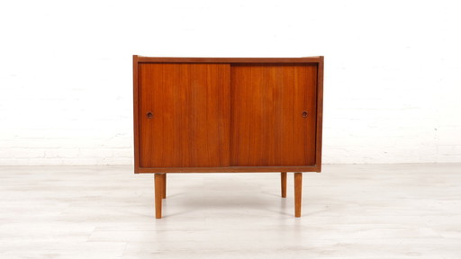 Vintage Cabinet With Sliding Doors | Ps System | Audio Furniture | Teak | 80 Cm